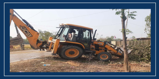 डोजरको ठक्करबाट बालकको मृत्यु,चालक नियन्त्रणमा